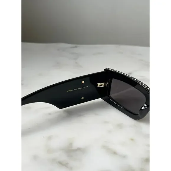 NEW Gucci GG1425S Crystal Black Marmont Sunglasses $1305 - Picture 5 of 7